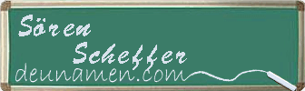Sören Scheffer Visitenkarte